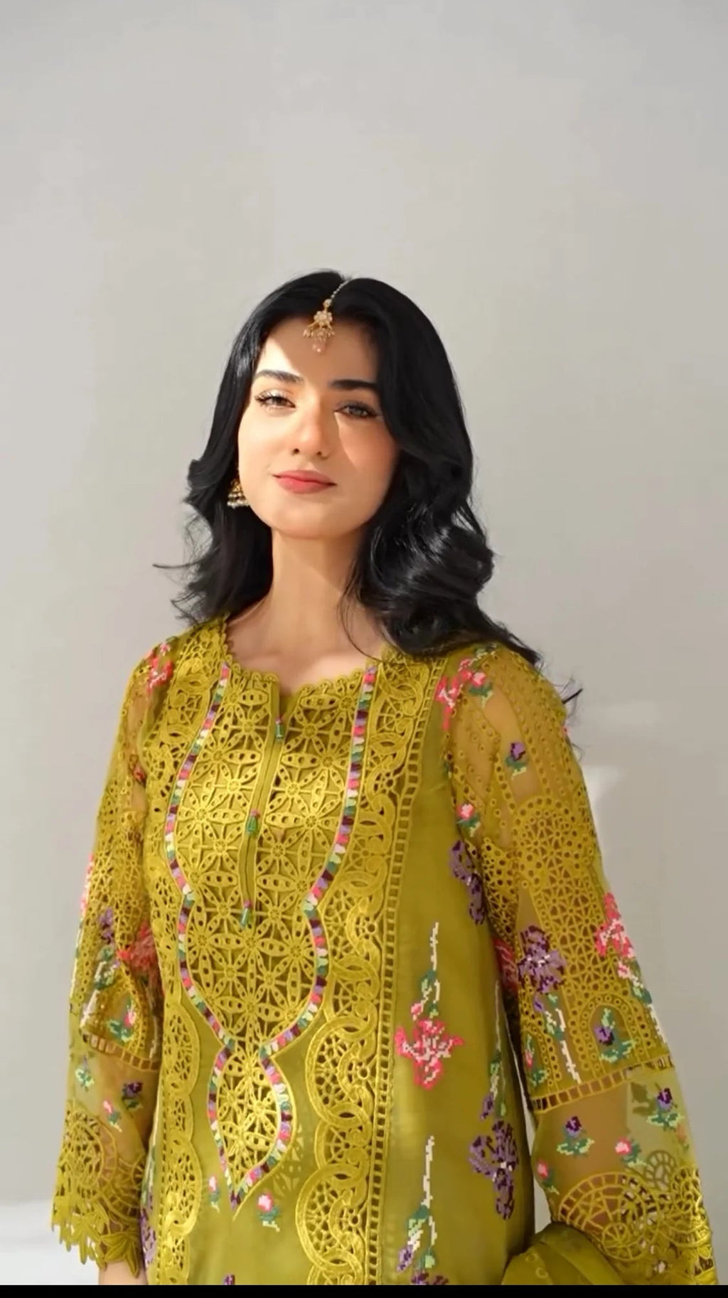 Lawn with  Embroidered -3Pc