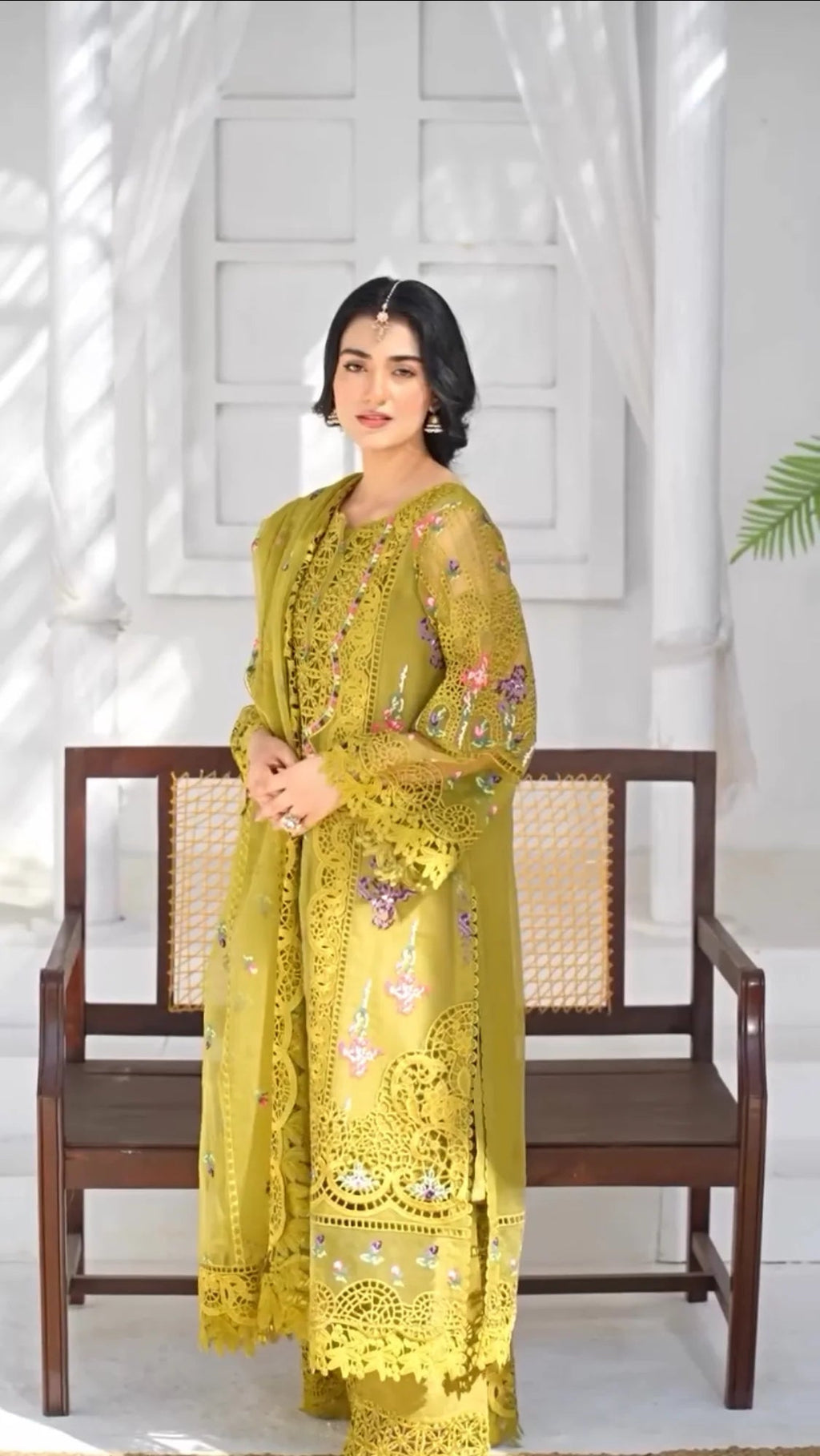 Lawn with  Embroidered -3Pc