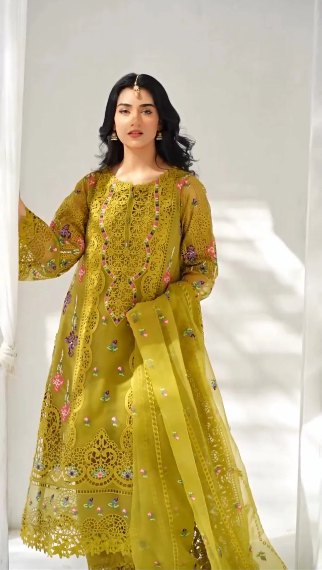 Lawn with  Embroidered -3Pc