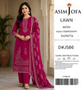 Lawn with  Embroidered -3Pc