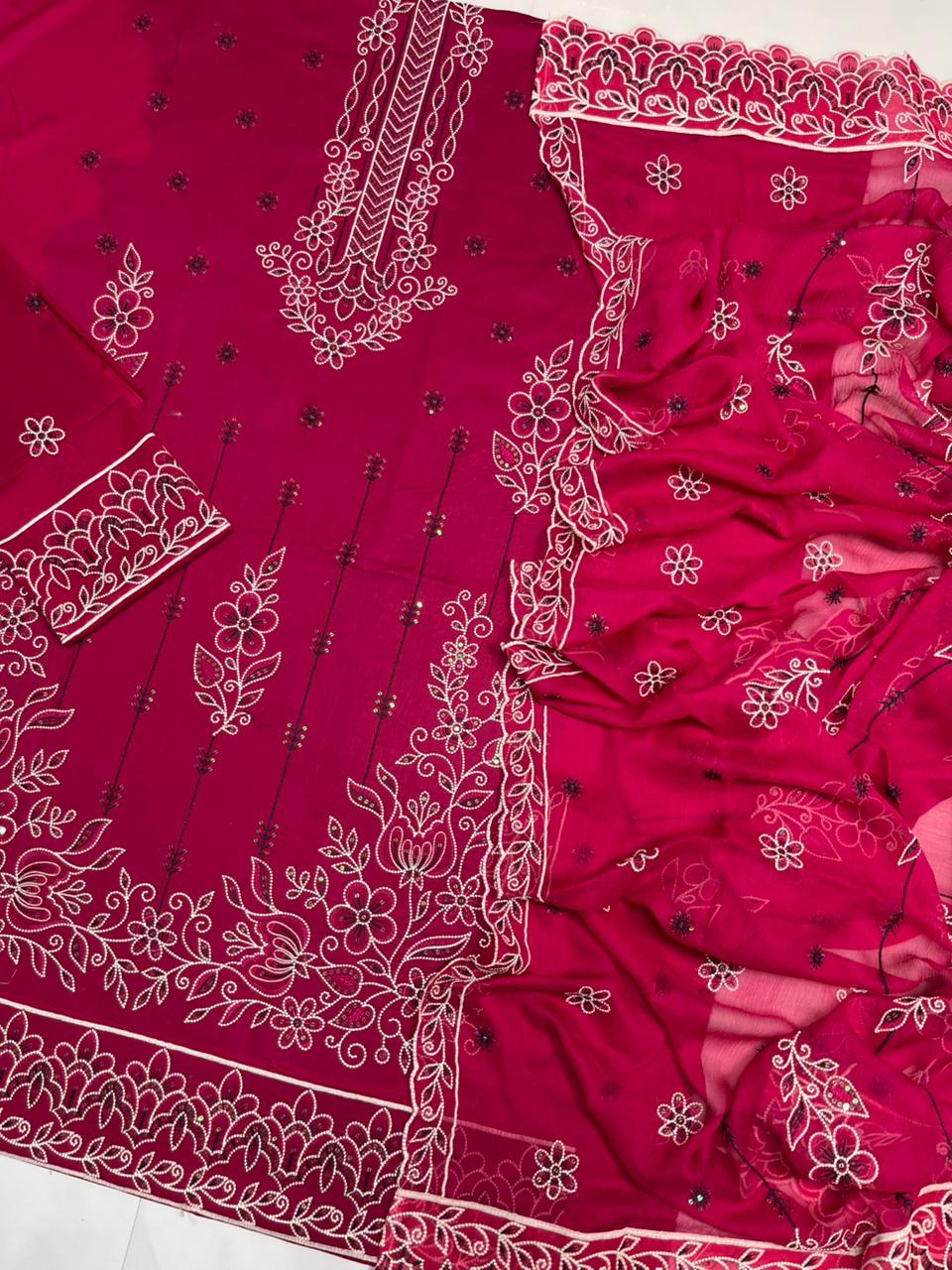 Lawn with  Embroidered -3Pc