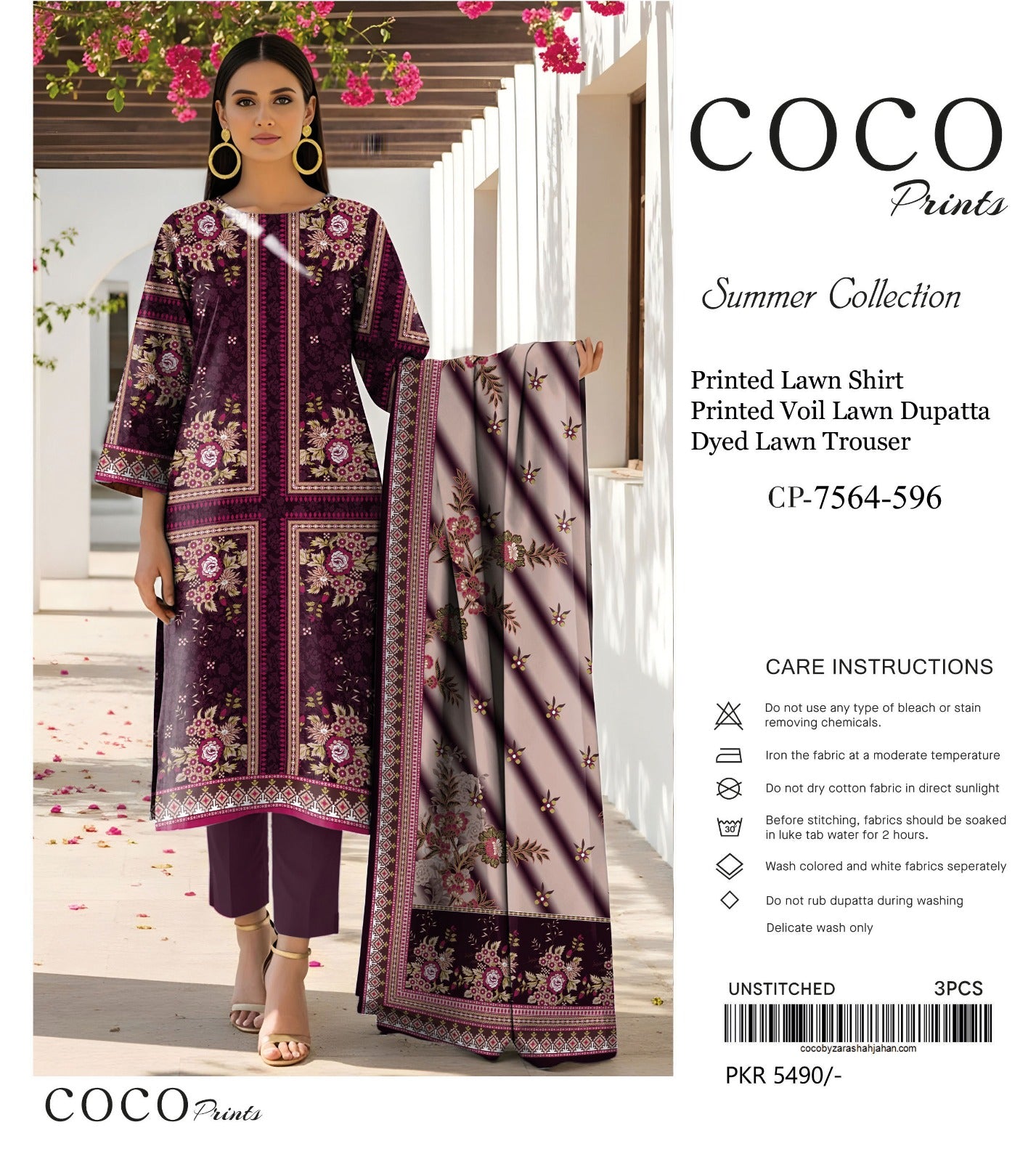 Premium Lawn 3 pices