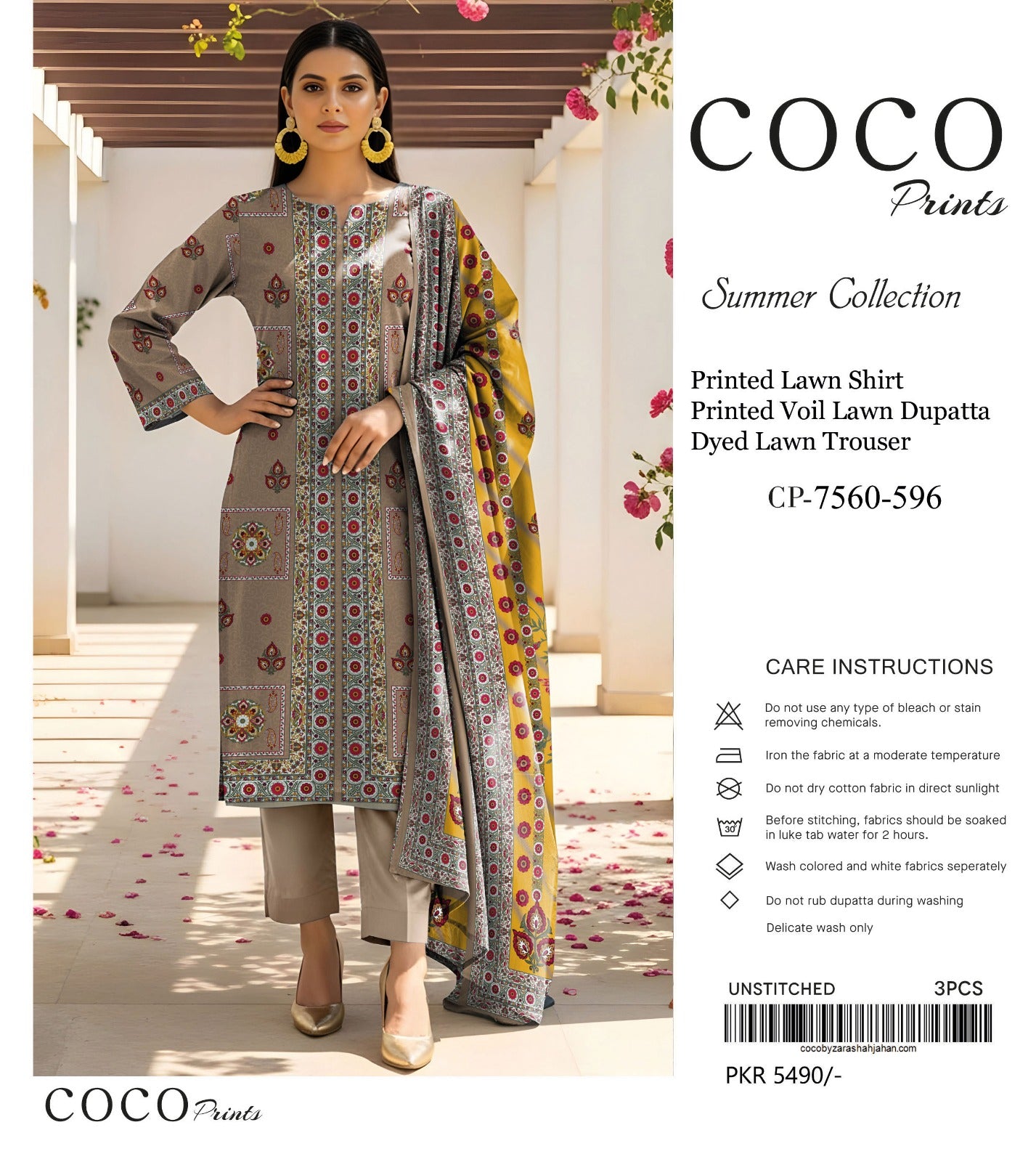 Premium Lawn 3 pices